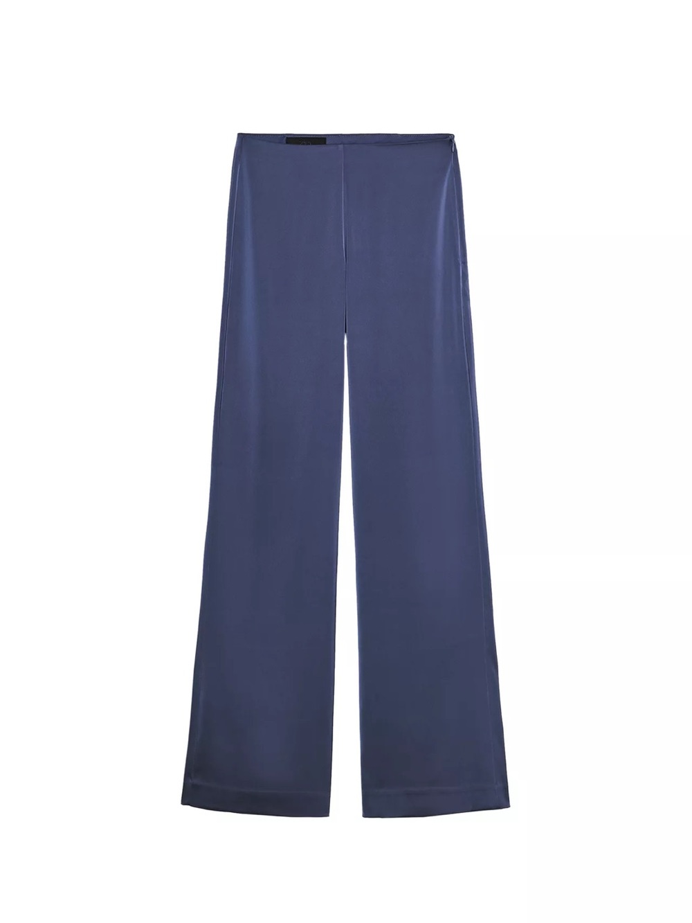 Zara Satin Pants & Top in Deep Blue, Matching Set